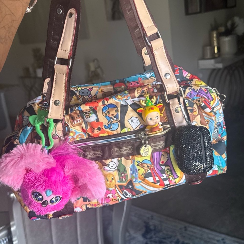 Tokidoki LeSportsac Multicolor Cartoon Print Bag